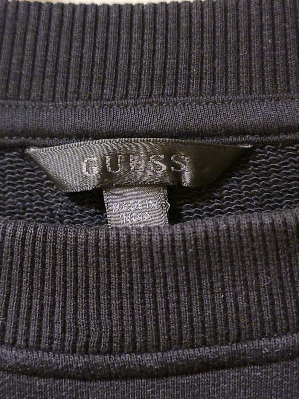 GUESS ❓️ Black Rhinestone 💎 Sweatshirt 🔥 - Picture 2 of 4